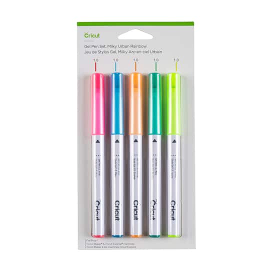 Cricut® Milky Gel Pen Set, Urban Rainbow